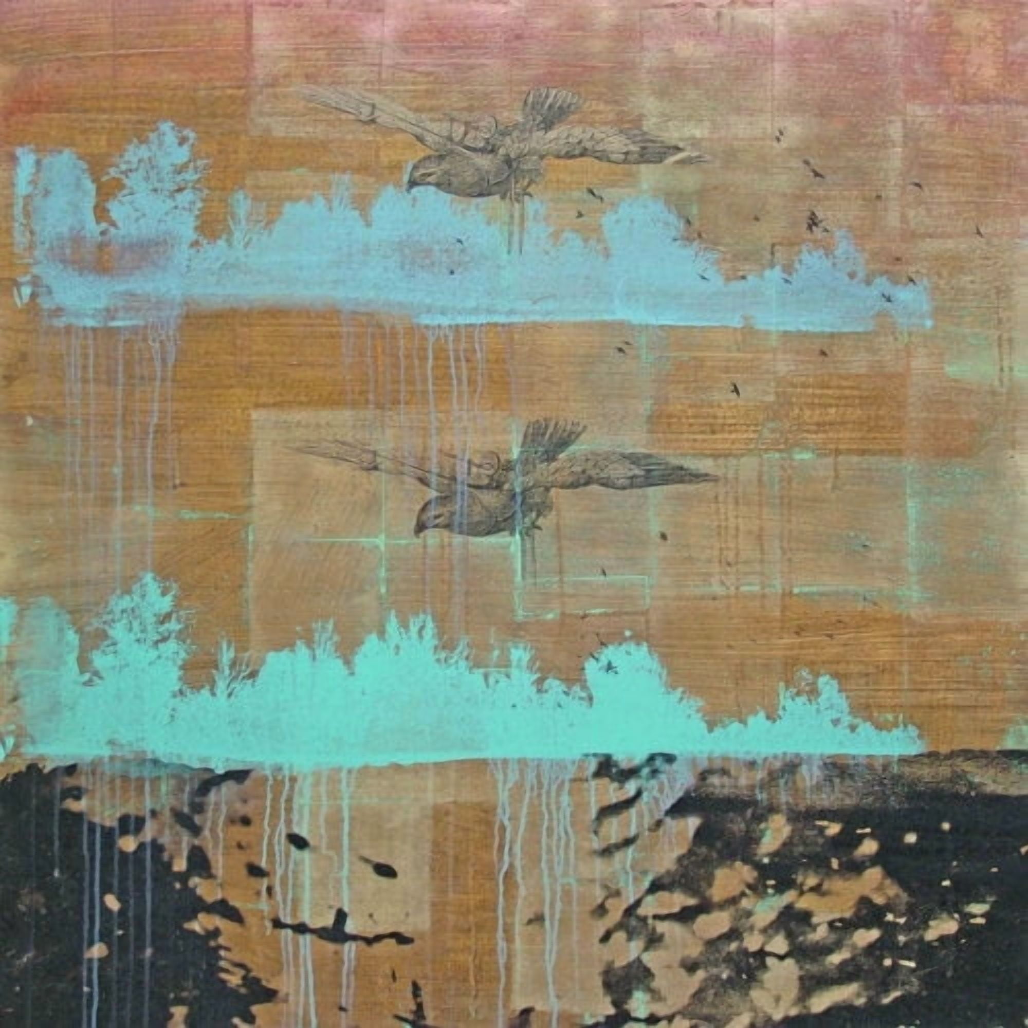 "Gliding Augur" by Tracy Silva Barbosa Painting Print on Canvas