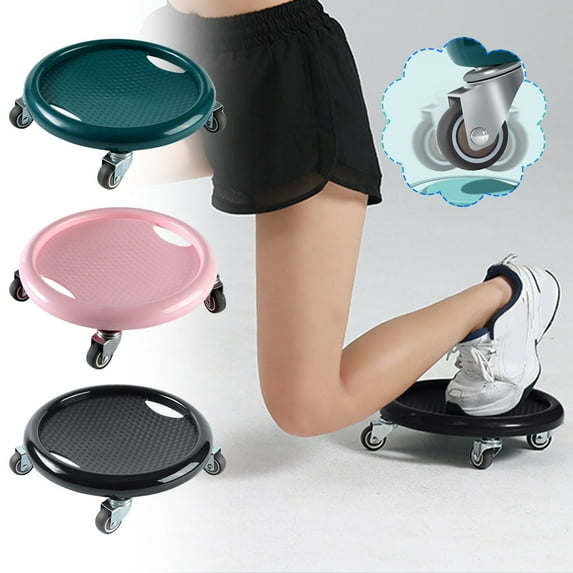 Bksdlh Sliding Disc Wheel, Abdominal Fitness, Dual-sided Disc, Portable Exercise, for Home Gym, Core Strength