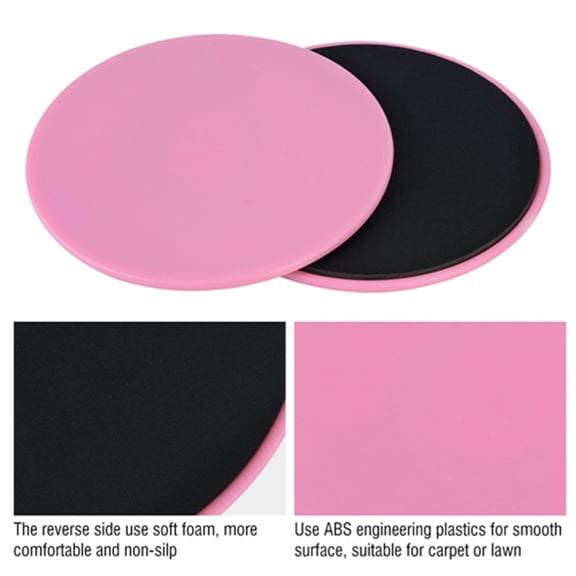 Gliding Fitness Discs, Lightweight  Portable Core Trainer, Use On Any Floor Surface