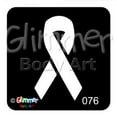 thumbnail image 1 of Glimmer Body Art Tattoo Stencil - Awareness Ribbon (5/pk), 1 of 1