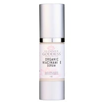 Glimmer Goddess Organic Anti-Aging Serum with 5% Niacinamide Vitamin B3, Tightens Pores, Reduces Wrinkles:  A Miracle for Your Skin 1 oz