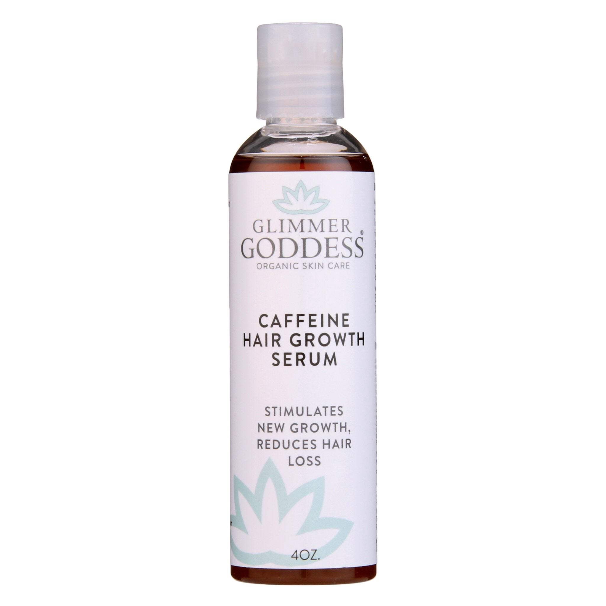 Glimmer Goddess Organic Caffeine Hair Loss Hair Growth Stimulating Serum 4 oz.