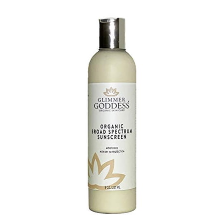 Organic Sunscreen - Broad Spectrum SPF 40+ Protection - Natural, Non-Toxic Family Friendly Ingredients - Lightweight and Absorbs Quickly