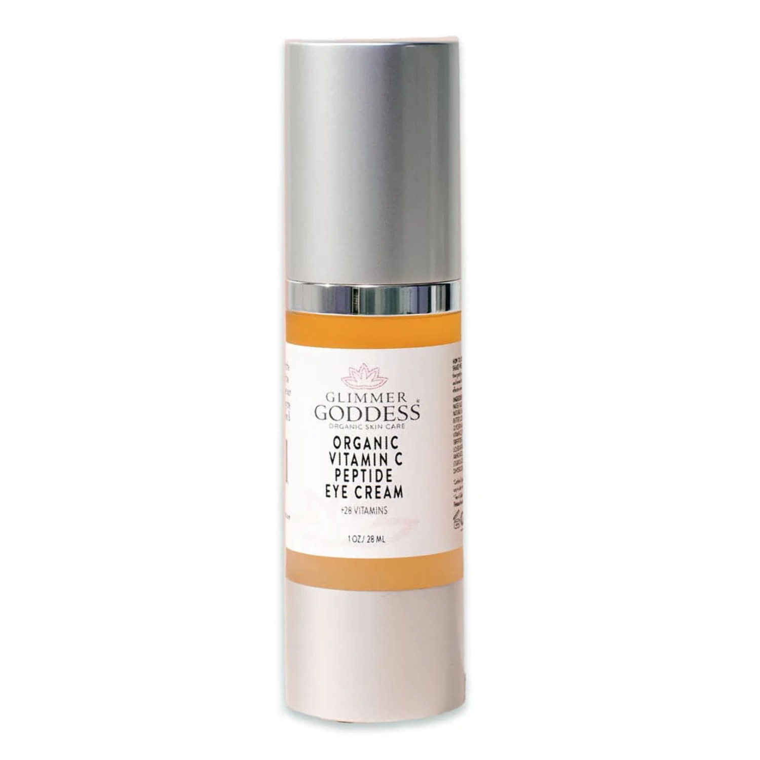 Glimmer Goddess Organic Vitamin C and Peptide Eye Serum for Dark