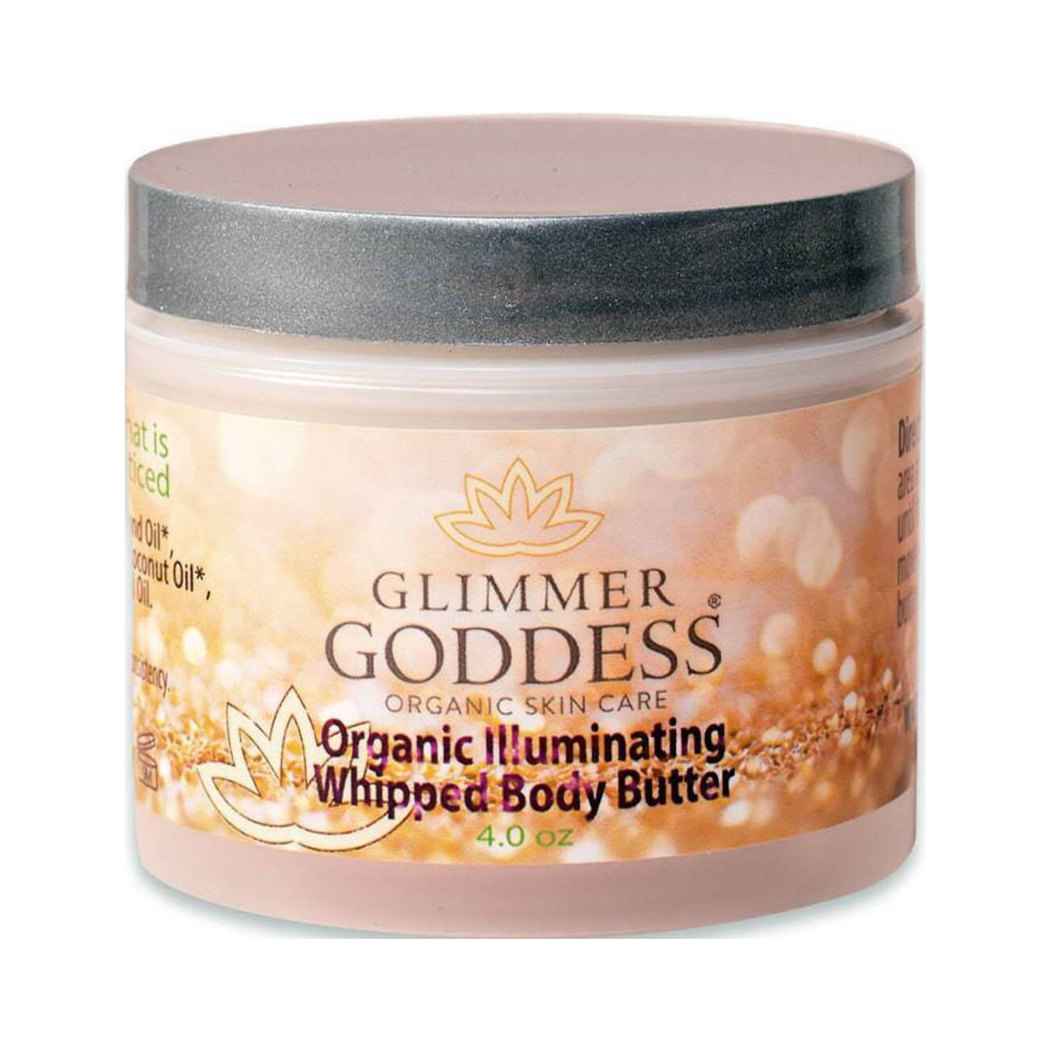 Glimmer Goddess Organic Whipped Body Butter Super Level 3 Rose Gold
