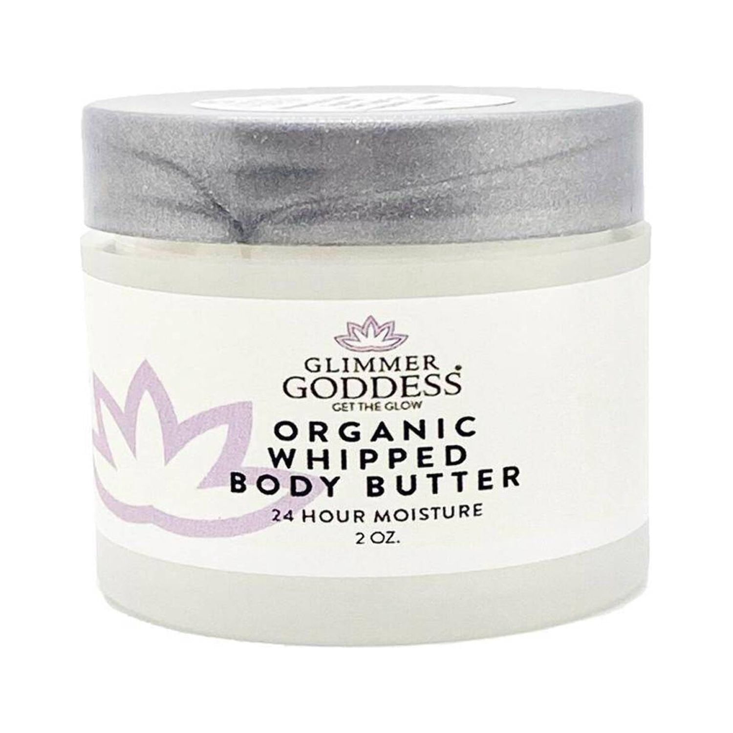 Glimmer Goddess Organic Whipped Body Butters Travel Size 2 oz. Lemon
