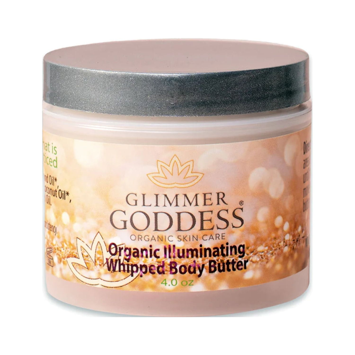 Glimmer Goddess Organic Whipped Shimmer Body Butter Sexy Level 2