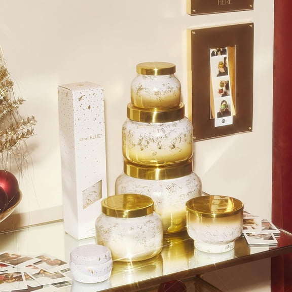 Glimmer Reed Diffuser Set - Includes Diffuser Sticks, Scented Oil, and Decorative Glass Bottle - Home Decor Room Freshener - Home Fragrance (Volcano, 8 fl oz)