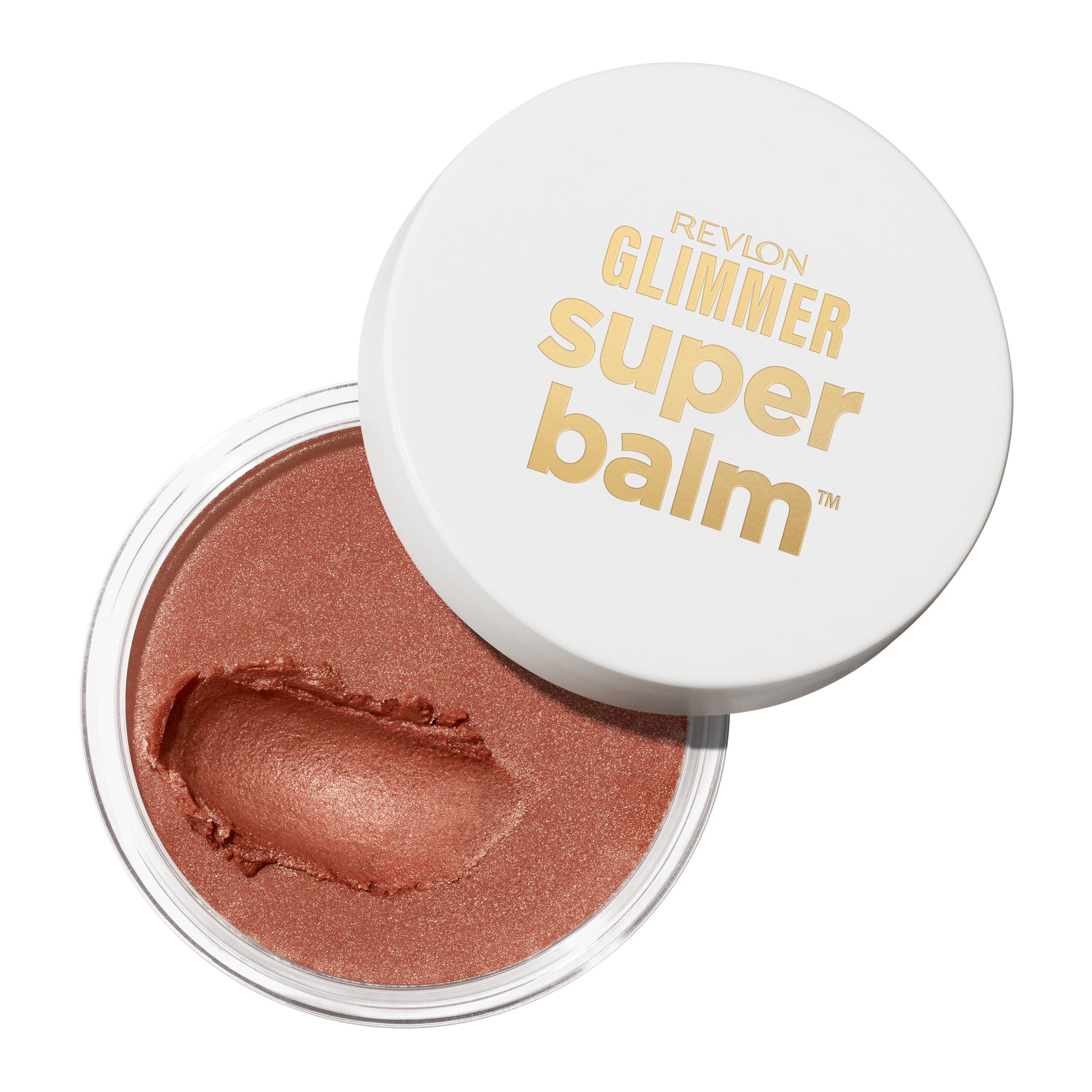 Revlon Glimmer Super Balm, Multi-Use Makeup, Highlighter, Bronzer & Blush, 003 Just a Girl, 0.06 oz
