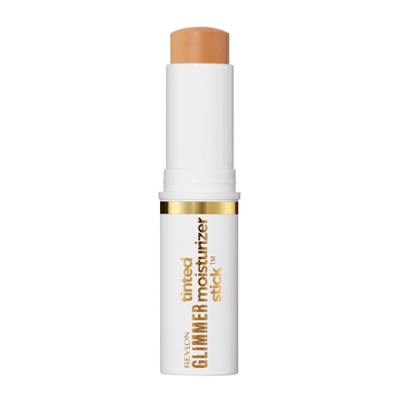 Revlon Glimmer Tinted Facial Moisturizer Stick, Light Coverage Foundation, 130, 0.31 oz