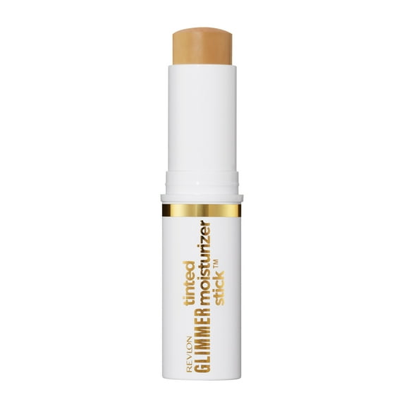 Revlon Glimmer Tinted Facial Moisturizer Stick, Light Coverage Foundation, 140, 0.31 oz