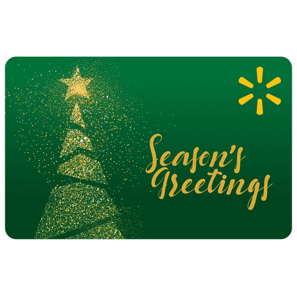 Glimmer Tree Seasons Greetings Walmart Gift Card