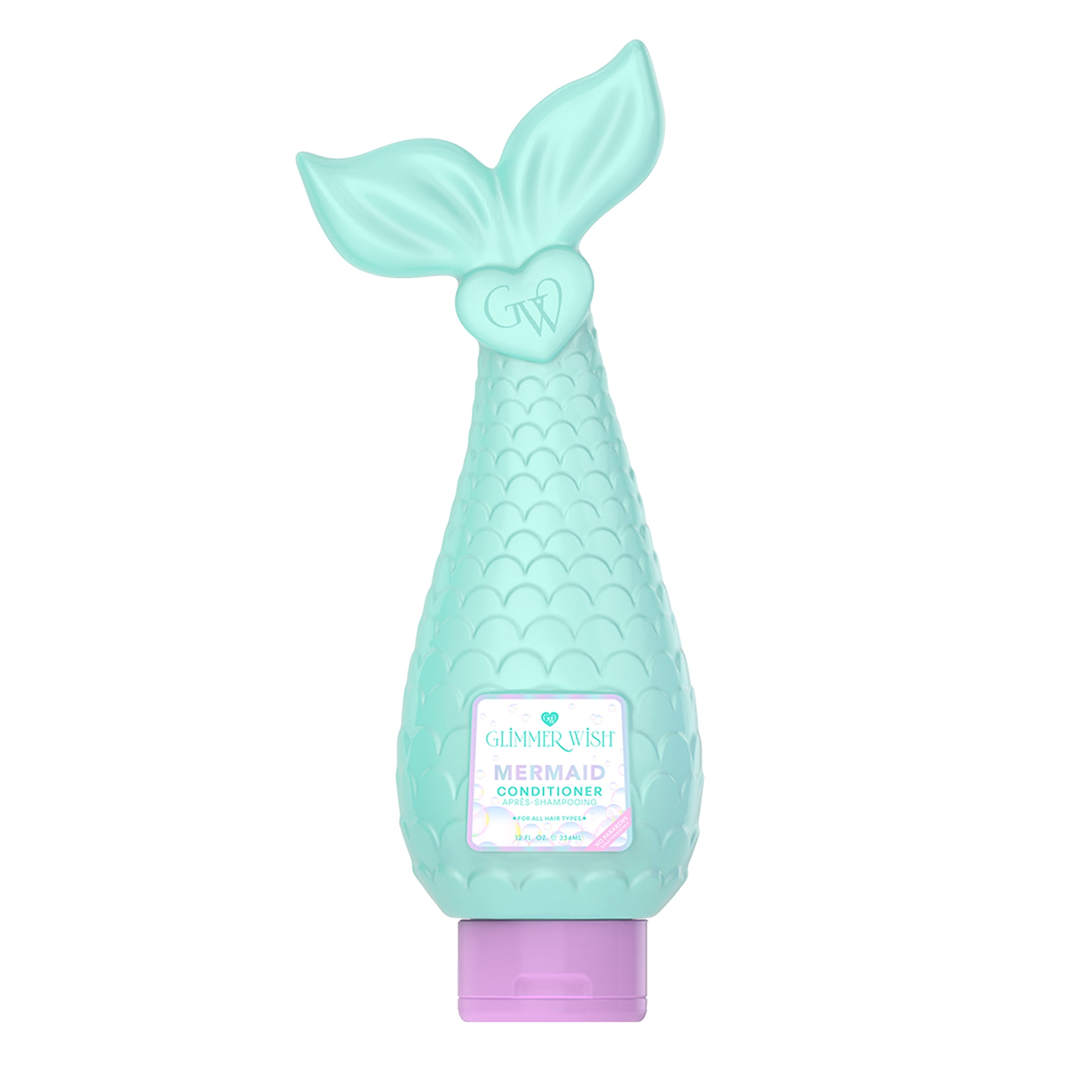 Glimmer Wish Mermaid Kids Conditioner, Paraben and Sulfate Free Conditioner, 12 fl oz