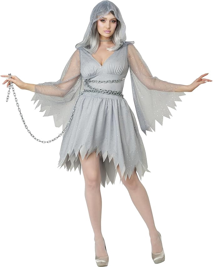 Glimmering Ghost Dress Adult Costume - Silver - Walmart.com Glimmering Ghost Dress Adult Costume - Silver - Walmart.com