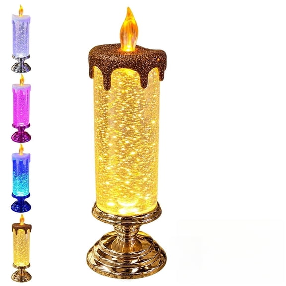 Glimmering Glitter Glow Candle, Cozy Glow Candles