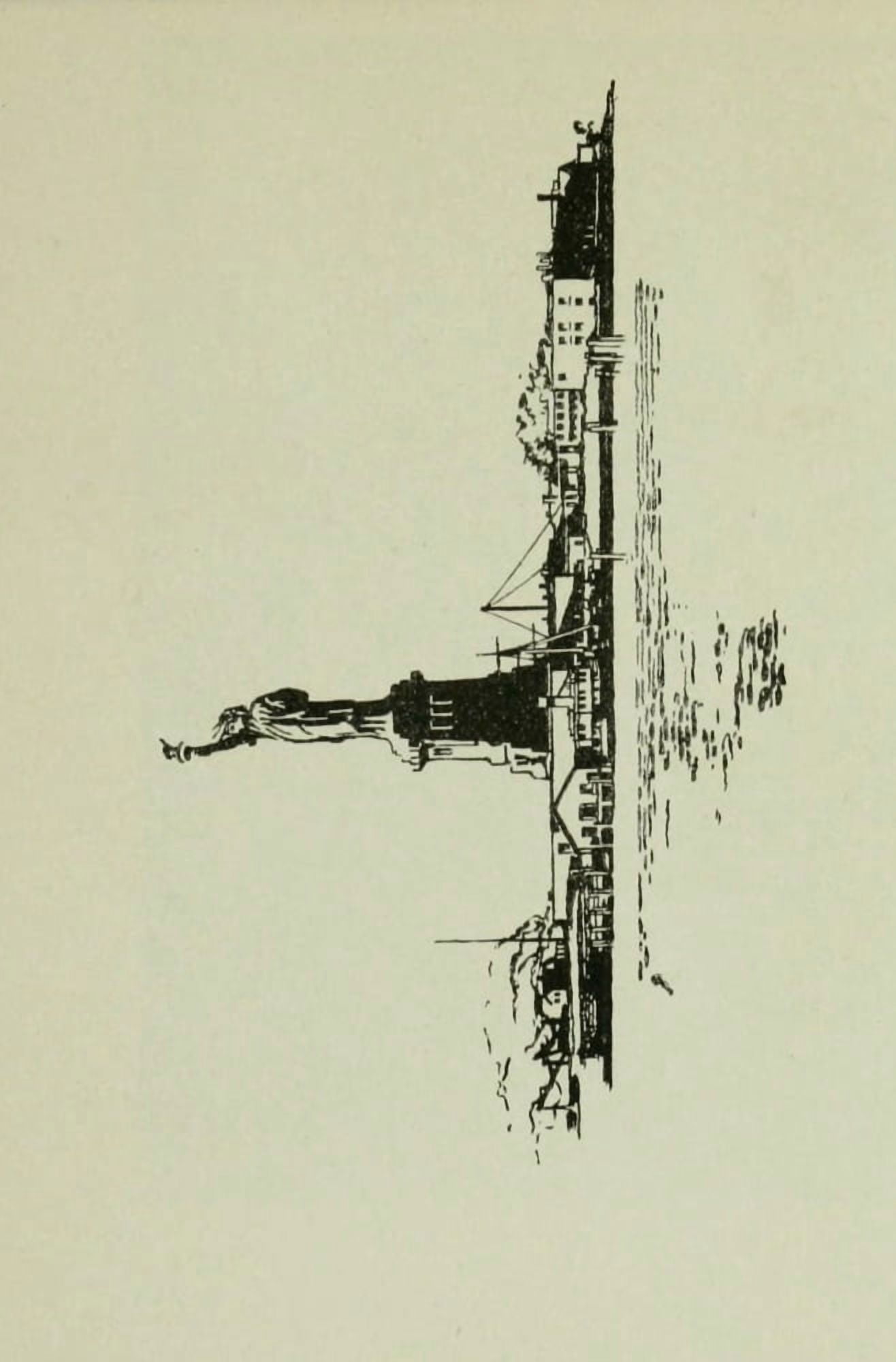 Glimpses of New York 1911 Statue of Liberty Canvas Art - Unknown (24 x 36)