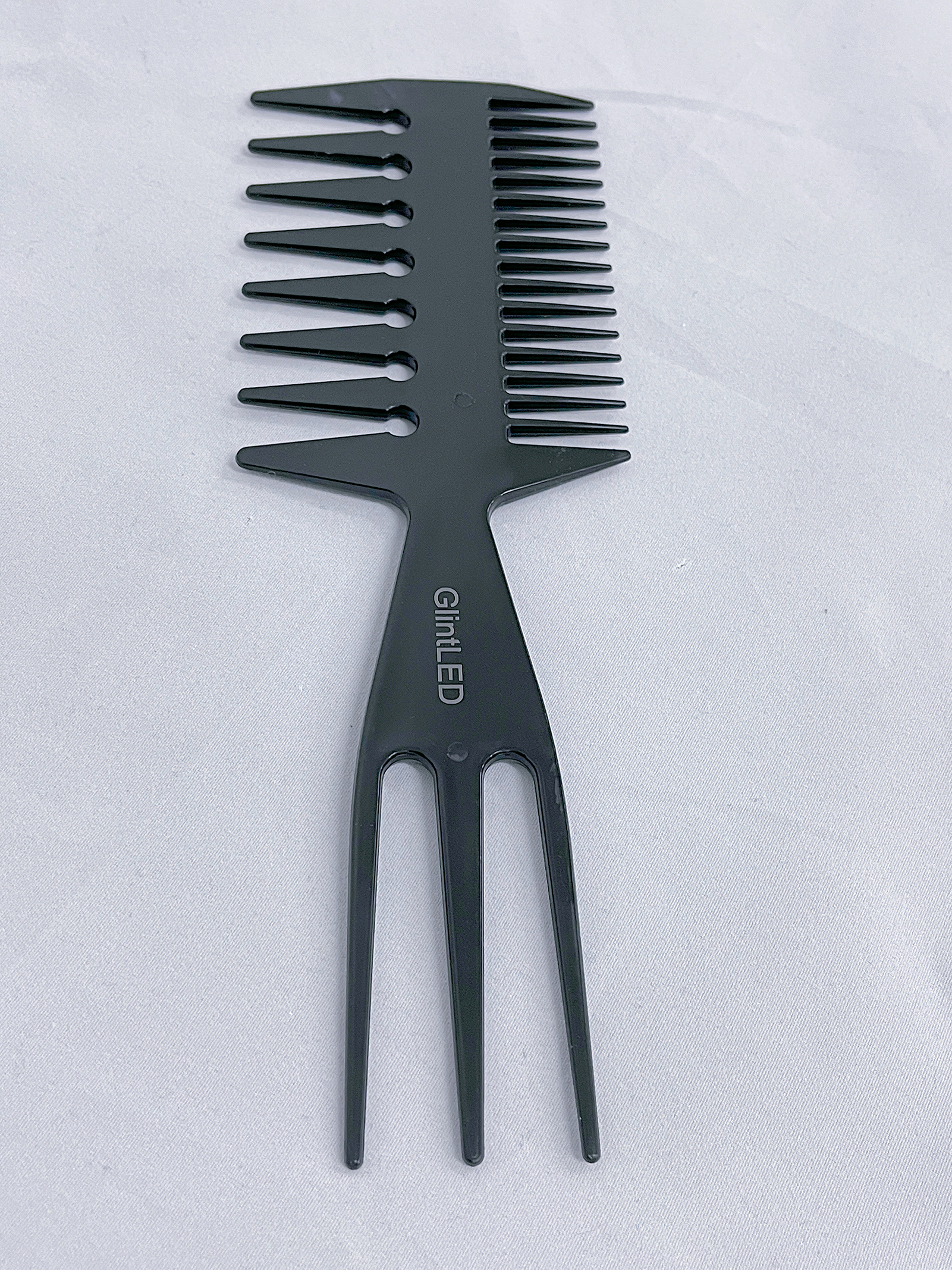 GlintLED Men Styling Comb, Wide Tooth Comb, Men Wide Teeth Oil Head