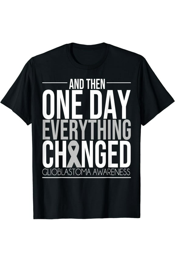 Glioblastoma Awareness Figh Brain Tumor Cure Brain Cancer T-Shirt mens t shirt，black，women，funny，misfits，men，journey