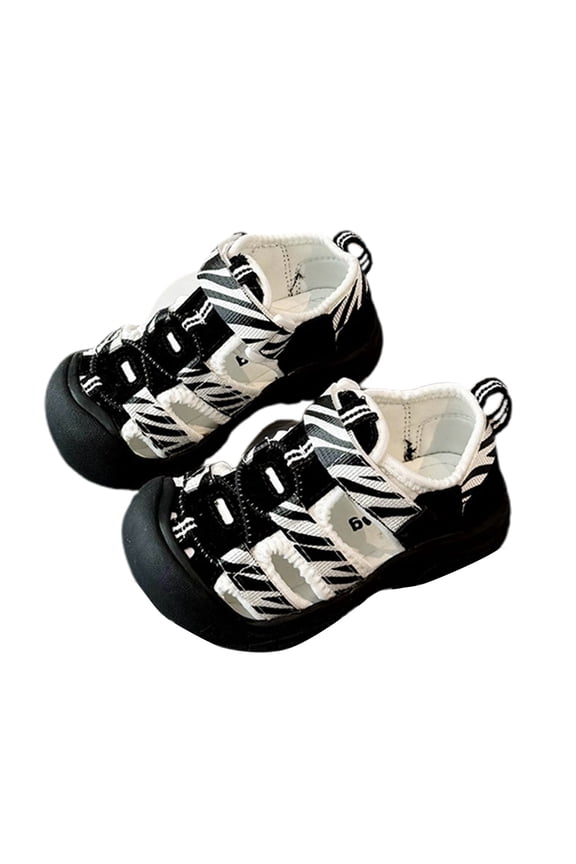 15-18 Months Toddler Sandal For Boys Closed Toe Summer Children'S Baggy Active Footwear Black
