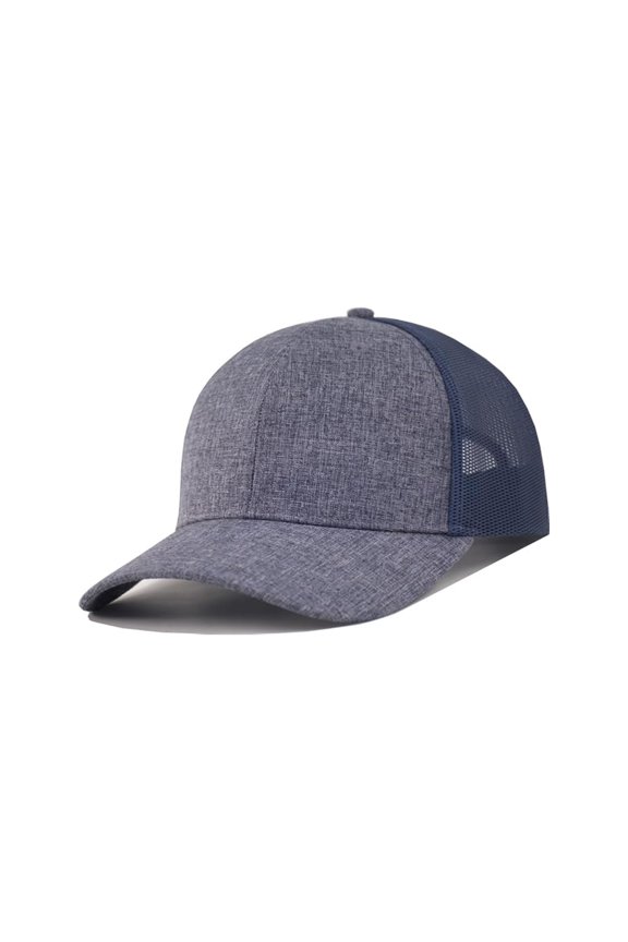 Adult Unisex Hat Baseball Caps For Casual Style Daily Wear Adjustable Structured Curved Brim Hat Trend Head Accessory Navy