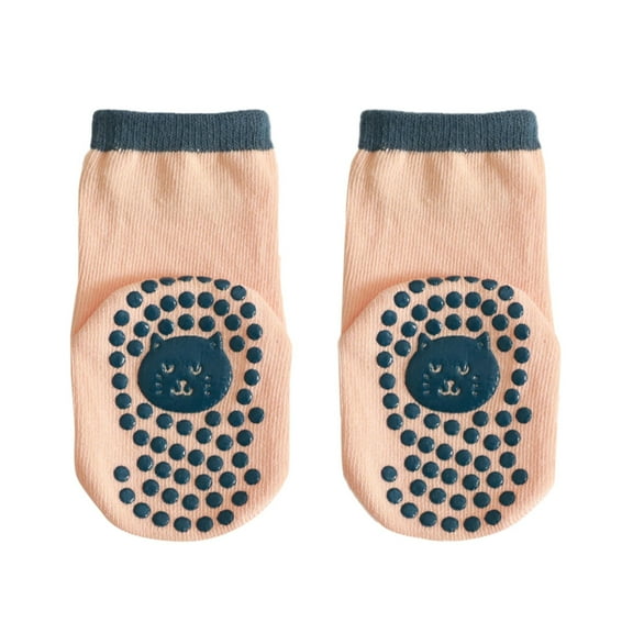 Glisme Baby Socks Kids Toddler Trampoline Grip Socks Non Sticky Grips Socks Warm Socks Cute Socks