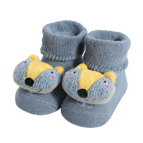 Glisme Baby Winter Socks Newborn Glue Dispensing Floor Socks Floor Crawling Socks