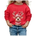 thumbnail image 1 of Glisme Big Girls Sweatshirt Graphic Print Long Sleeve Crew Neck Fall Winter Soft Sweatshirts For Girls Size 13-14 Years, 1 of 4