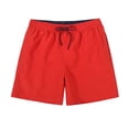 thumbnail image 1 of Glisme Board Shorts Men'S Swim Trunks With Mesh Beach Shorts Bathing Suit Swimwear Flexible Fit Athletic Shorts Red, 1 of 3