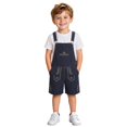 thumbnail image 1 of Glisme Boy'S Romper Sleeveless Overalls O Neck Cartoon Prints Onesie Classic Little Boys Clothes Dark Blue4, 1 of 4