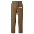 thumbnail image 1 of Glisme Boys Baggy Sweatpants Straight Leg Athletic Pants With Pockets Brown Lightweight Trousers Size 11-12 Years, 1 of 4