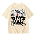 thumbnail image 1 of Glisme Boys Graphic Tees Print Short Sleeve Tee Shirt Casual Comfortable Top Kids For Daily Play And School Wear Beige T-Shirt Size 11-12 Years, 1 of 2