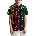 thumbnail image 1 of Glisme Boys Striped Shirt With Pocket Short Sleeve Top Casual Playwear For Toddler And Youth Multicolour T-Shirt Size 13-14 Years, 1 of 4