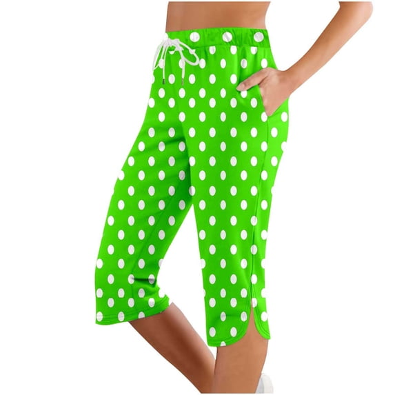 Glisme Casual Pants For Women Fashion Comfortable Casual Mid Waist Sport Pants Green Trousers Athletic Fit