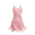 thumbnail image 1 of Glisme Girls' Dress O Neck Graphic Prints Dresses Sleeveless Adorable Toddler Playsuit 18-24 Months Pink, 1 of 4