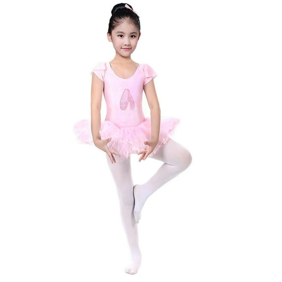 Glisme Girls Outfit Toddler Leotards Ballet Bodysuit Dancewear Dress Clothes Outfits Trend Matching Set Size 110 Xl Pink