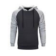 thumbnail image 1 of Glisme Hoodie For Men Autumn Winter Warm Hooded Sweatshirt Couple Hoodie Loose Top Grey, 1 of 2