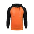 thumbnail image 1 of Glisme Hoodie For Men Autumn Winter Warm Hooded Sweatshirt Couple Hoodie Relaxed Men'S Clothing Orange, 1 of 2