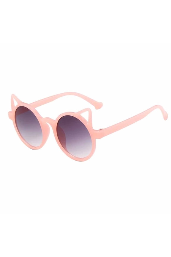 Kids Sunglasses Cute Cat'S Ears Outdoor Sunscreen Kids Sunglasses Party Favor ,Pink
