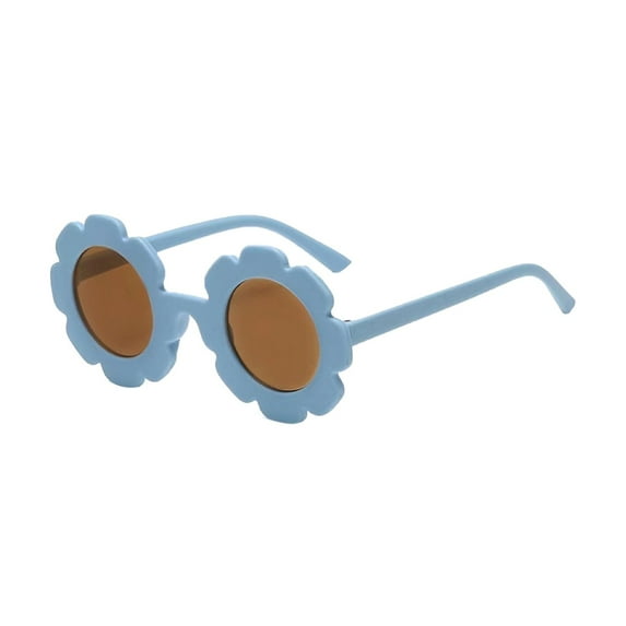 Glisme Kids Sunglasses Cute Sunflower Outdoor Sunscreen Kids Sunglasses Party Favor ,Blue