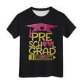 thumbnail image 1 of Glisme Kindergarten Graduation Shirt For Girl: Last Day Of School Shirt Kids 2025 Preschool Graduation Tee Top Black Skin Friendly Tee Size 3-4 Years, 1 of 4