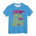 thumbnail image 1 of Glisme Kindergarten Graduation Shirt For Girl: Last Day Of School Shirt Kids 2025 Preschool Graduation Tee Top Sky Blue Regular Fit Tee Size 10-11 Years, 1 of 4