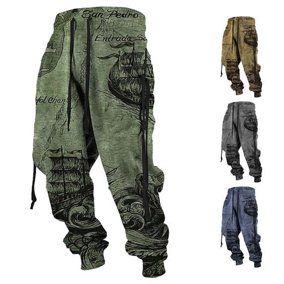 Glisme Men'S Winter Trousers Straight Leg Solid Color Elastic Waist Relax Fit Sweatpants Basic Bottoms L Light Green
