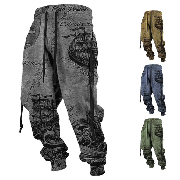 Glisme Men Winter Trousers Straight Leg Solid Color Elastic Waist Relax Fit Sweatpants Casual Bottoms 5Xl Grey