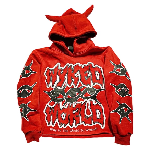Glisme Men's Halloween Hoodies Letter Print Long Sleeve Fall Season Tops Men Loose Fit Sweatshirts Size L