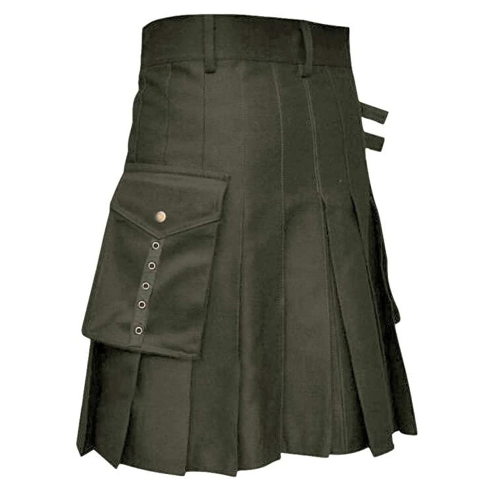 Mens Pleated Dress Pant Green main image 0