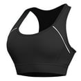 thumbnail image 1 of Glisme Sports Bras For Women High Support Sports Underwear High Intensity Running Proof Big Chest Fitness Absorbing Vest Yoga Bra Workout Yoga Top Athletic Black, 1 of 5