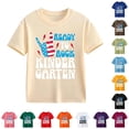 thumbnail image 1 of Glisme T Shirts For Boy Back To School Toddler Crewneck Short Sleeve Cartoon Graphic Tee 2-3 Years Beige, 1 of 7