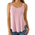 thumbnail image 1 of Glisme Tank Tops For Women Summer Casual Fashion Tops Strap Chiffon Sleeveless Tank Top Classic Red Tee, 1 of 5