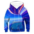 thumbnail image 1 of Glisme Toddler Boys Hoodies Graphic Print Long Sleeve Fall Winter Warm Sweatshirts For Boys Size 3-4 Years, 1 of 2