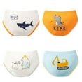 thumbnail image 1 of Glisme Toddler Boys Underwear Cute Cartoon Briefs 4Pcs Multipack Breathable Panties Size 4-5 Years, 1 of 3